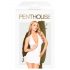 Vestido Halter y Tanga Penthouse Earth-shaker (blanco)