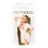 Penthouse Poder Hipnótico - bata y tanga de encaje (blanco) - XL