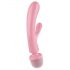 Satisfyer Triple Lover - Vibrador G-punto y masajeador (rosa)