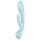 Satisfyer Triple Oh: vibrador con brazo clitorial (azul)