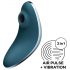 Amante Vulva Satisfyer 1 - Vibrador de ondas azules recargable