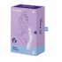 Satisfyer Curvy Trinity 2: vibrador 2en1 lila con ondas aire