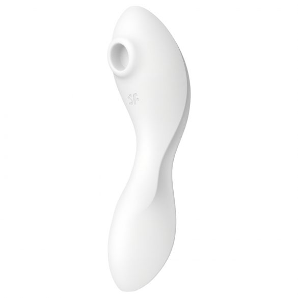 Satisfyer Curvy Trinity 5+ - vibrador inteligente 2 en 1 (blanco)