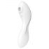 Satisfyer Curvy Trinity 5+ - vibrador inteligente 2 en 1 (blanco)