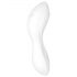 Satisfyer Curvy Trinity 5+ - vibrador inteligente 2 en 1 (blanco)