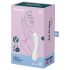 Satisfyer Curvy Trinity 5+ - vibrador inteligente 2 en 1 (blanco)