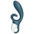 Satisfyer Hug Me - vibrador inteligente con brazo gris-azul