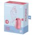 Satisfyer Cotton Candy - vibrador de clítoris con ondas (coral)