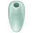 Satisfyer Pearl Diver - Estimulador de clítoris de aire recargable (menta)