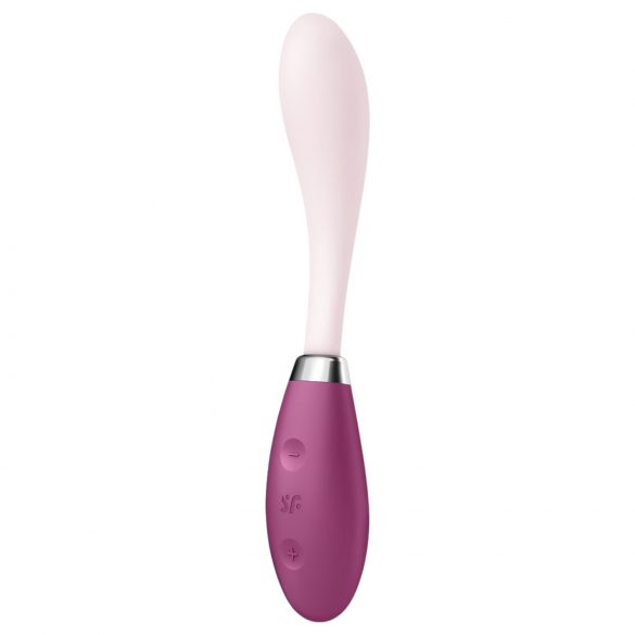 Satisfyer G-Spot Flex 3 - Vibrador G-punto recargable (rosado-rojo)