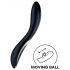 Satisfyer Rrrolling - vibrador punto G con bola giratoria (negro)