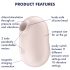 Satisfyer Pro To Go 2: Estimulador de clítoris en beige