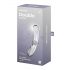 Satisfyer Doble Cristal - Dildo de cristal doble (transparente)