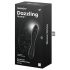 Dildo de Cristal Negro Satisfyer Doble Punta