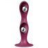 Doble Placer Satisfyer - dildo con peso y ventosa (rojo)