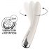 Satisfyer Spinning Vibe 1 - vibrador con cabeza giratoria para el punto G (beige)