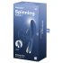 Satisfyer Conejo Giratorio 1 - vibrador azul con brazo dulce