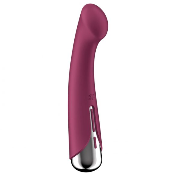 Satisfyer Spinning G-Spot 1 - Vibrador rotante para el punto G (rojo)