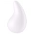 Satisfyer Dew Drop - recargable, impermeable estimulador de clítoris (blanco)