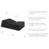 Cojín Erótico Liberator Wedge/Ramp - Set de 2 (negro)