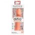 Dillio Gran Héroe - dildo de silicona con base adherente (17 cm) - naranja