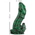 "Cima de Lagarto Beasty Cocks - Dildo de Lagarto (verde-negro)"