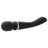 Lonely Lodi - Recargable masajeador y vibrador 2en1 (negro)