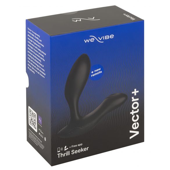 We-Vibe Vector+ - recargable y smart plug anal (negro)