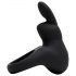 Happyrabbit - Anillo vibrador recargable (negro)