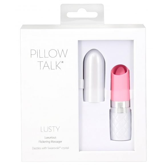 Pillow Talk Deseo - vibrador lengua recargable (rosa)