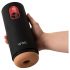 WYNE 07 - Masturbador negro vibrador y succionador a batería