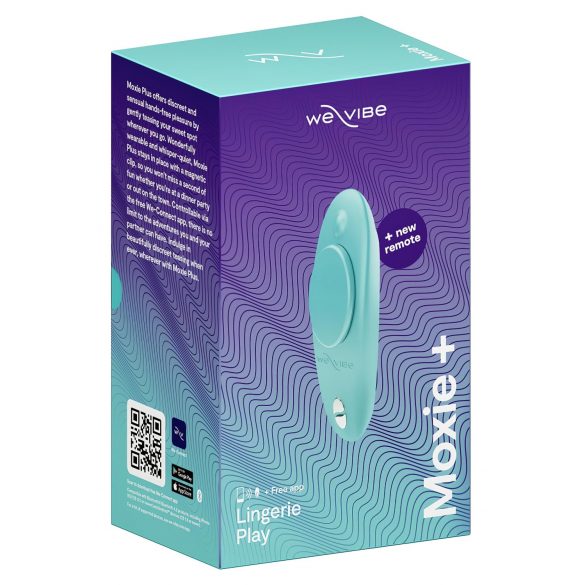 We-Vibe Moxie+ - vibrador inteligente para clítoris (turquesa)