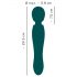 Grande You2Toys - Vibrador masajeador recargable (verde)