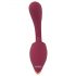 Javida - 2en1 vibrador con lengua (rojo)