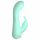 Cuties Mini 4 - vibrador conejo, recargable e impermeable (verde)