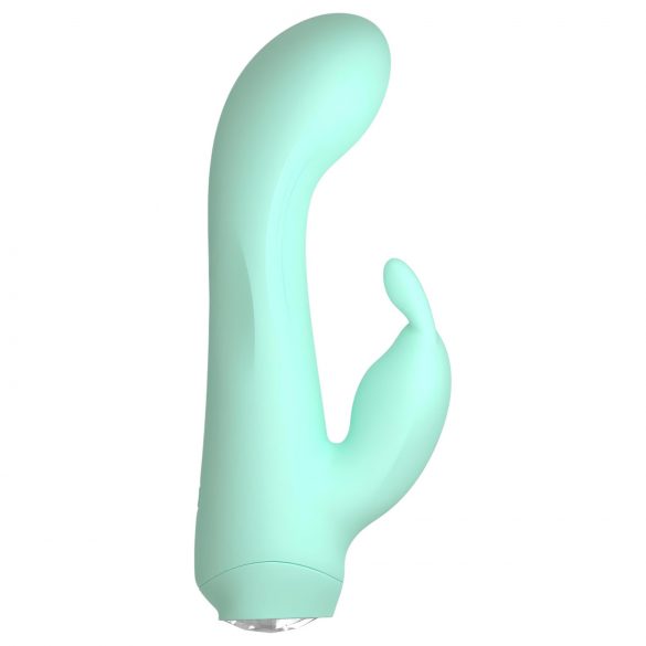 Cuties Mini 4 - vibrador conejo, recargable e impermeable (verde)