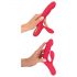 Conejito Vibrador Smile de 3 Motores Recargable (rojo)