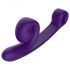 Snail Vibe Curve - Vibrador 2en1 con estimulador de clítoris (morado)