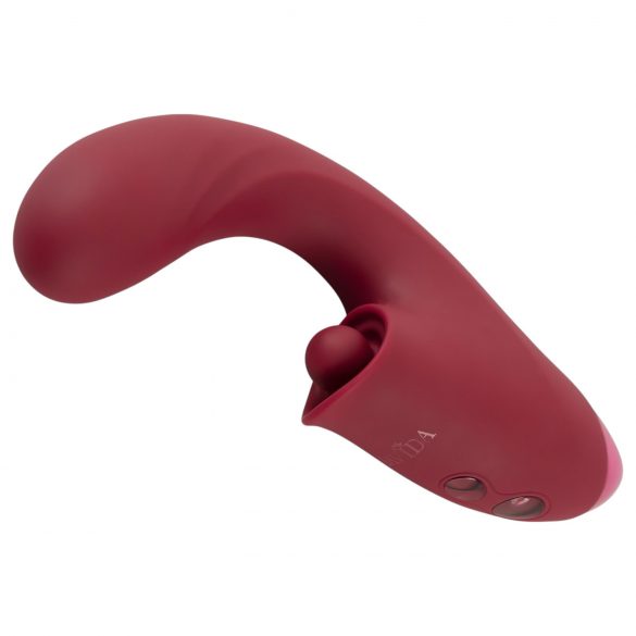 Javida - Vibrador Lingüístico 3 en 1 (rojo)