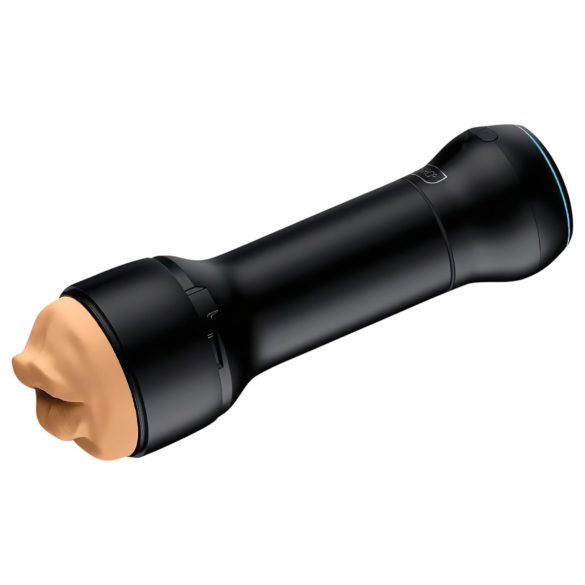 Kiiroo PowerBlow + Victoria June boca masturbadora (negro)