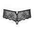 Obsessive Merossa - tanga abierta con strass - negro - L/XL