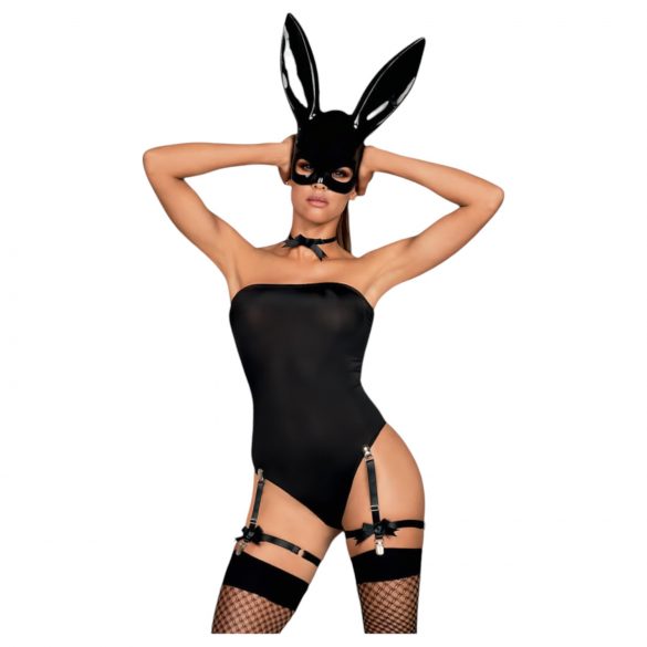 Sexy Bunny Negra - Disfraz Coqueta