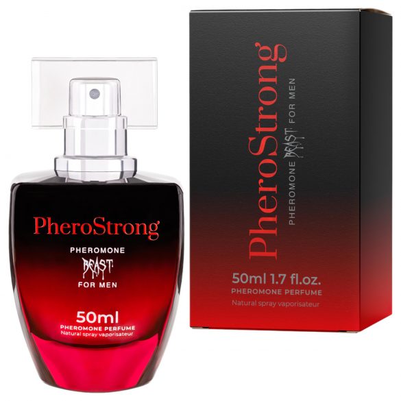 PheroStrong Beast - Perfume con feromonas para hombres (50ml)