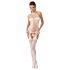 Passion BS056 - conjunto de rejilla blanco - Tallas S-L