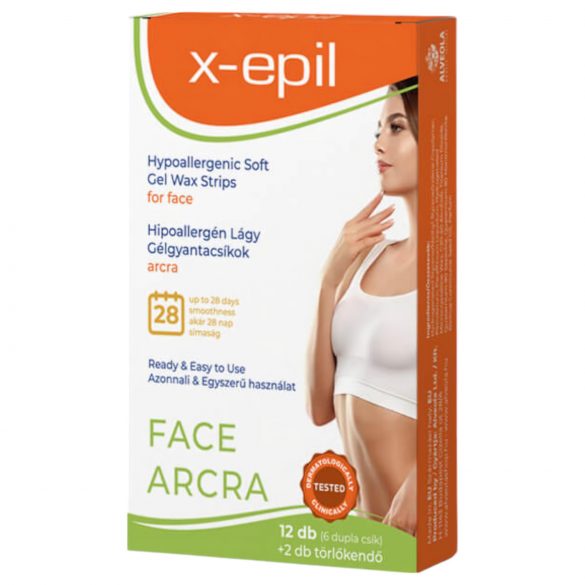 X-Epil - Gel hipoalergénico para rostro (12 uds)