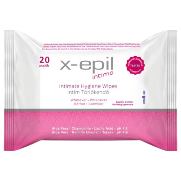 X-Epil Intimo - Toallitas Íntimas (20uds)