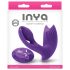 Inya Bump-N-Grind - Vibrador 2 en 1 con radio y calentador para clítoris (lila)