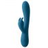 Inya Luv Bunny - vibrador recargable con estimulador de clítoris (turquesa)