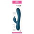 Inya Luv Bunny - vibrador recargable con estimulador de clítoris (turquesa)