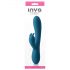 Inya Luv Bunny - vibrador recargable con estimulador de clítoris (turquesa)